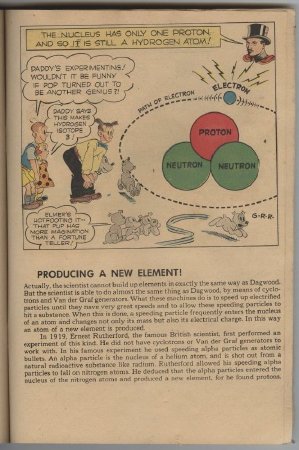 Dagwood Splits the Atom: Producing a New Element, p.13
