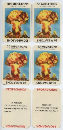 Nuclear War Card Game Payload and Propaganda Cards
