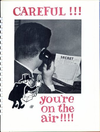 Security Posters: CAREFUL!!! you're on the air!!!!