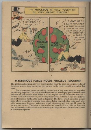 Dagwood Splits the Atom: Mysterious Force Holds Nucleus Together, p.20