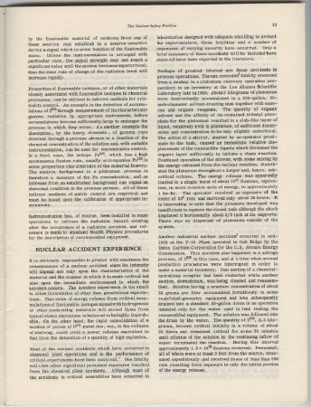 The Nuclear Safety Problem in Nuclear Safety Guide 1961, page 11