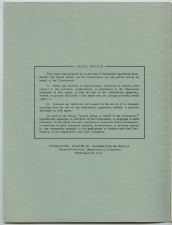 Legal Notice for the Nuclear Safety Guide 1961