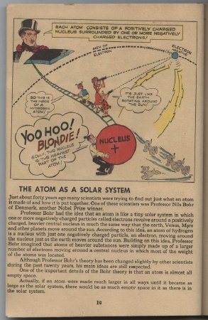 Dagwood Splits the Atom: The Atom as a Solar System, p.10