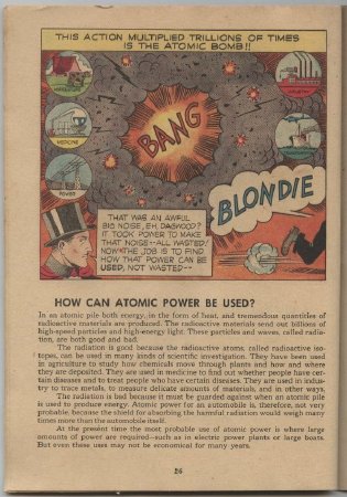Dagwood Splits the Atom: How Can Atomic Power be Used?, p.26