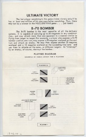 Nuclear War Card Game Instructions, p.4