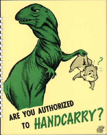 Security Posters: Are you authorized to handcarry?