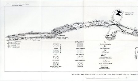Geologic Map of the Apache Trail Mine Grant