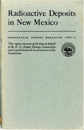 Radioactive Deposits in New Mexico